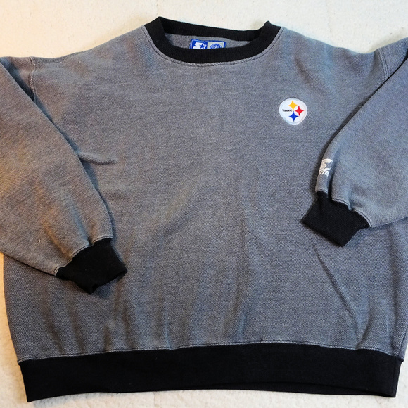 STARTER Other - NFL Pittsburgh Steelers Gray/Black Starter Large